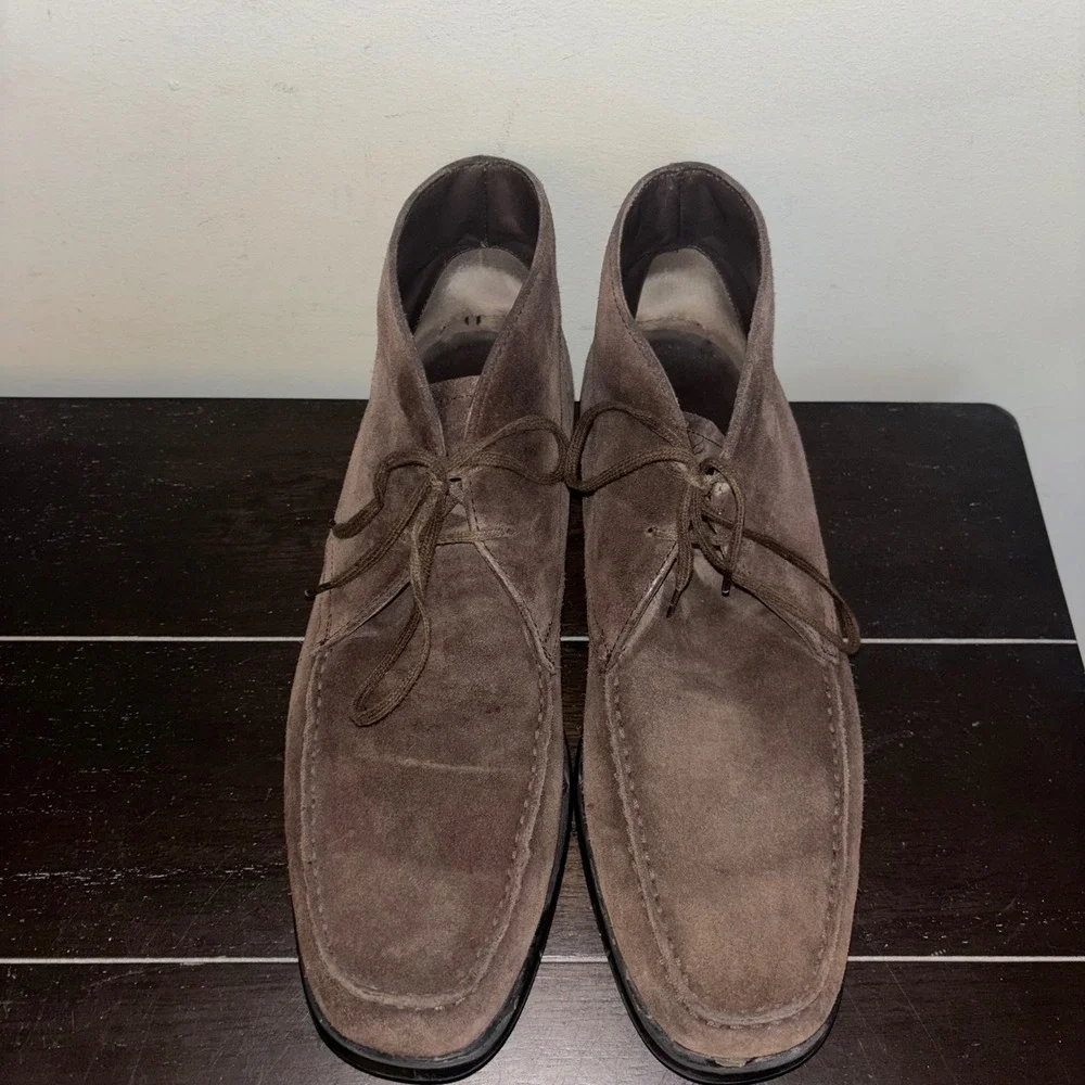 Tods | Mens Size 9.5 US | 42 EU | 8 AUS | Suede Desert Boots |‎ Brown Lace Up